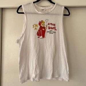 Little devil Re/Done muscle tee